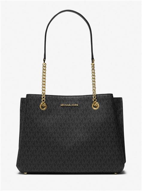 michael kors 35s0gxzs7b|Teagan Large Logo Shoulder Bag .